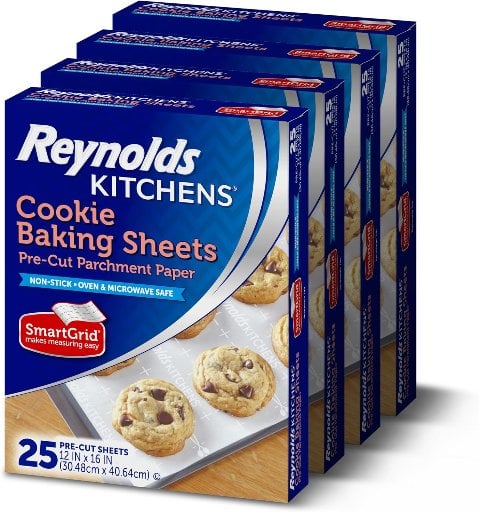 Reynolds Kitchens 100-Count 12" x 16" Pre-Cut Parchment Baking Sheets