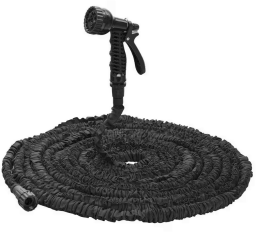 100' Lightweight 3/4 Expandable Water Garden Hose w/ 7-Pattern Adjustable Nozzle Deal