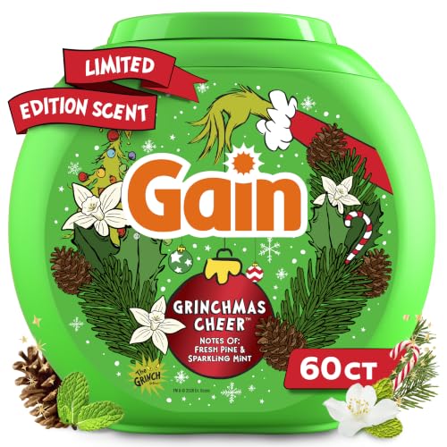 Gain Flings Liquid Laundry Detergent Pods, 60-Count