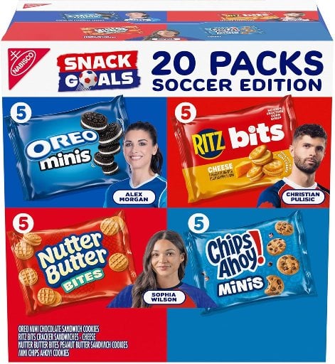 Nabisco Classic Mix Variety Snack Packs 20 Count Deal