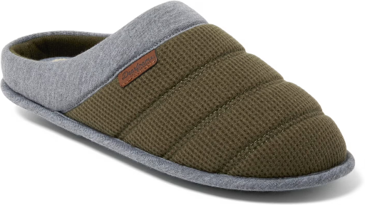 Dearfoams Cozy Comfort Men's Bound Knit Clog Slippers Deal