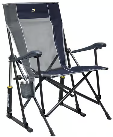 GCI Outdoor RoadTrip Midnight Folding Rocker