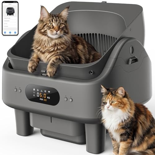 Smart Automatic Litter Box for Multiple Cats