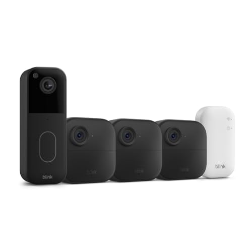 Blink Video Doorbell + Outdoor 4 Wireless Smart Security Cameras 3-Camera System + Video Doorbell Deal