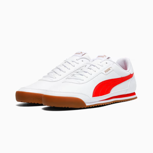Puma Turino II Men's Sneakers (White/Red/Gum) Deal