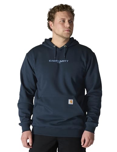 Carhartt Men's Rain Defender Loose Fit Midweight 1889 Graphic Hoodie Sweatshirt Deal
