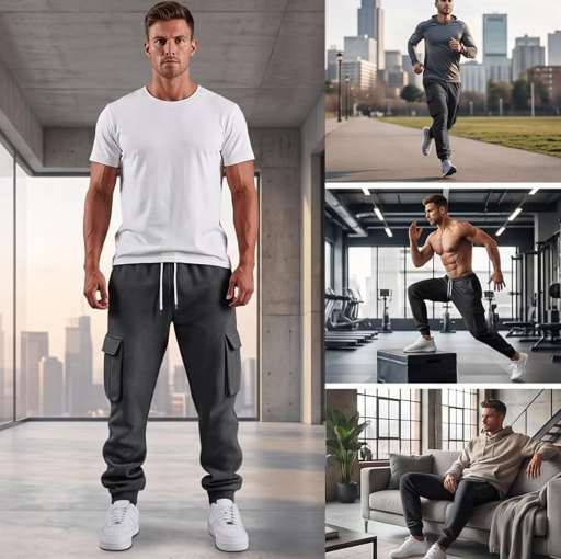 Men's Cargo Joggers