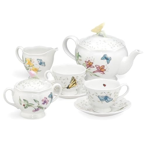 Lenox Butterfly Meadow 8-Piece Tea Set, Service for 2