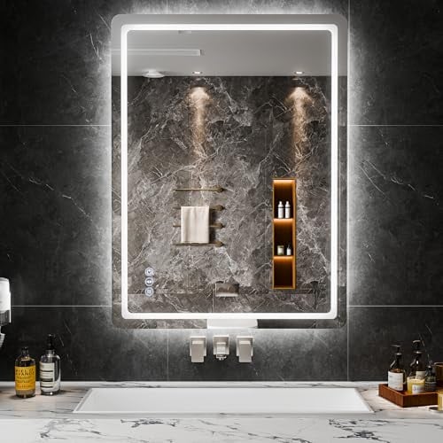 LED Bathroom Mirror 24x32 Inch
