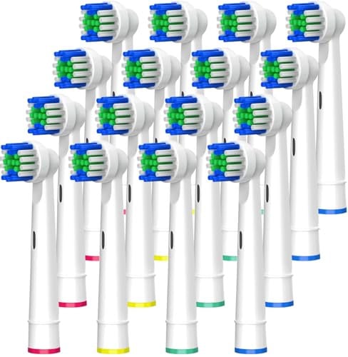 Oral B Compatible Electric Toothbrush Replacement Heads 16 Pack