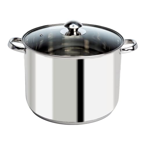 Ecolution 8-Quart Stainless Steel Stock Pot w/ Glass Lid