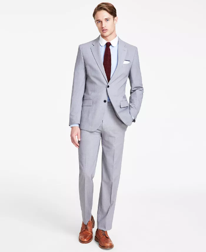 Nautica Men's Modern-Fit Bi-Stretch Nested Suit Deal