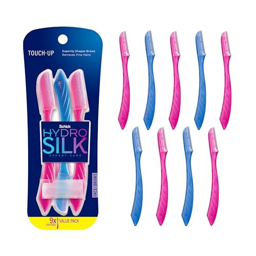 Schick Hydro Silk Touch-Up Dermaplaning Tool 9-Count