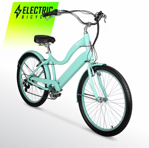Hyper Bicycles E-Ride 26-Inch Ladies Electric Cruiser Bike with 250W Motor Deal