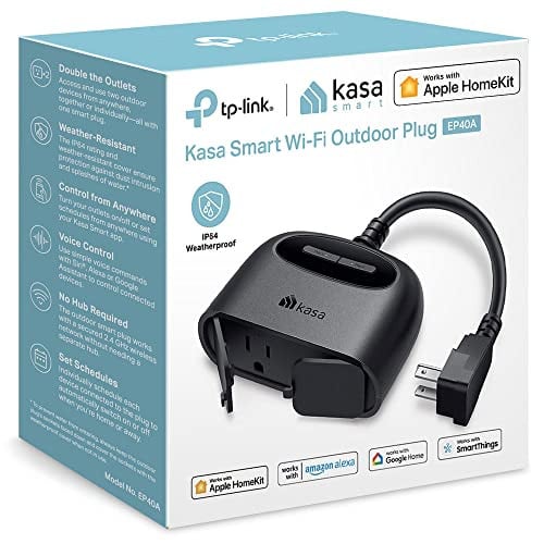 Kasa Apple HomeKit Outdoor Smart Plug, 2 Sockets Deal