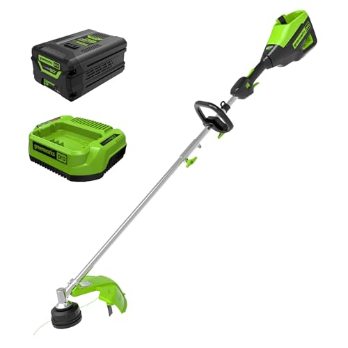 Greenworks 60V 16 inch Cordless String Trimmer 4.0 Ah Battery