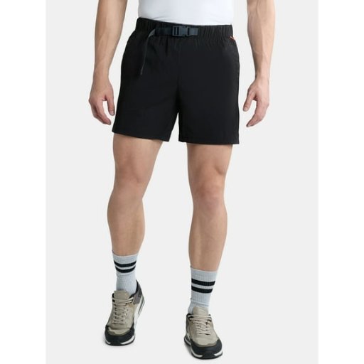Ozark Trail Men's Amphibious Shorts, 6" Inseam, Rich Black
