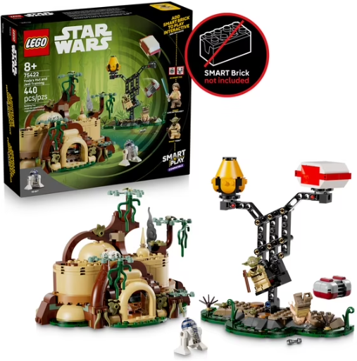 LEGO Star Wars SMART Play: Yoda’s Hut and Jedi Training with 2 SMART Tags and 2 LEGO Minifigures 75422 Deal