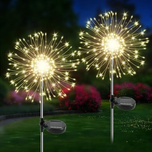 Solar Garden Lights Outdoor 2-Pack Deal