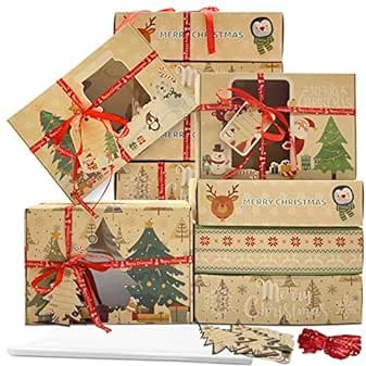 Christmas Cookie Boxes 12-Pack
