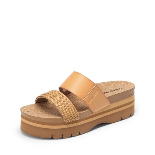 Dream Pairs Women's Platform Wedge Sandals (Tan) Deal