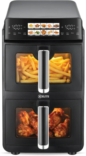 Kitchen Elite 12-Qt Dual-Basket Air Fryer w/ Sync Deal