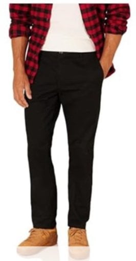 Amazon Essentials Men's Slim-Fit Wrinkle-Resistant Flat-Front Chino Pant Deal