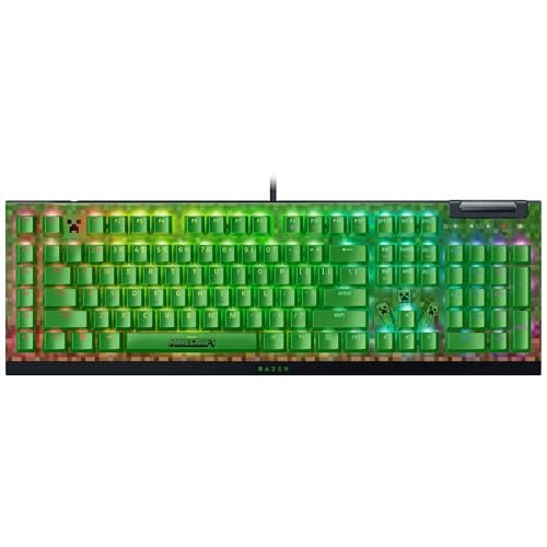 Razer BlackWidow V4 X Mechanical RGB Gaming Keyboard (Minecraft Edition)