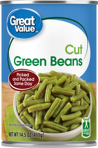 Great Value Cut Green Beans 14.5 oz Can
