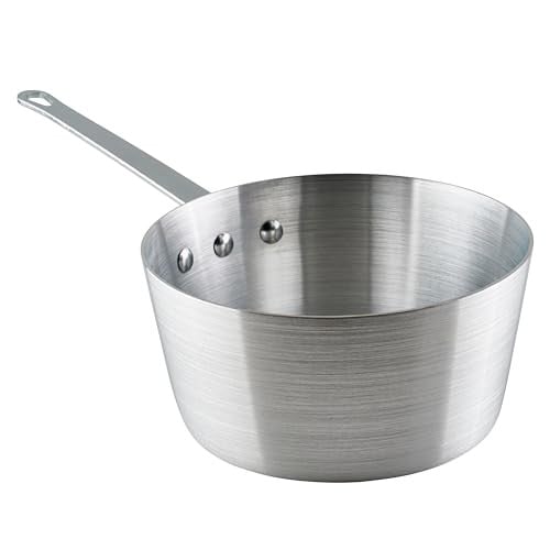 3.75-Qt Winco Heavy-Duty Aluminum Tapered Sauce Pan, 3mm