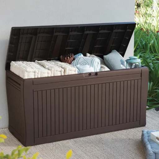 Keter Comfy 71 Gallon Durable Resin Outdoor Storage Deck Box Deal