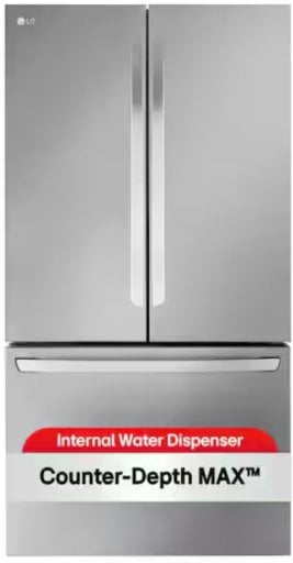LG 27 cu. ft. Smart Counter-Depth MAX French Door Refrigerator Deal