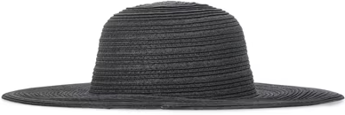 Time and Tru Women's Floppy Sun Hat Wide Brim Paper (White or Black)