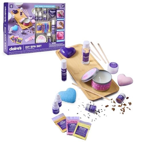Claire’s DIY Bath Bomb & Scented Candle Making Set 32-Piece