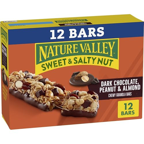 Nature Valley Granola Bars Dark Chocolate Peanut Almond 12-Count