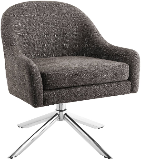 Linon Sheridan Mid-Century Modern Swivel Accent Chair (Gray) Deal