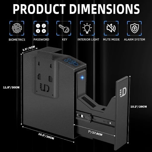 Quick Access Biometric Gun Safe