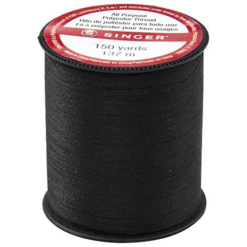 Singer 60110 All Purpose Polyester Thread, 150 Yards, Black Deal