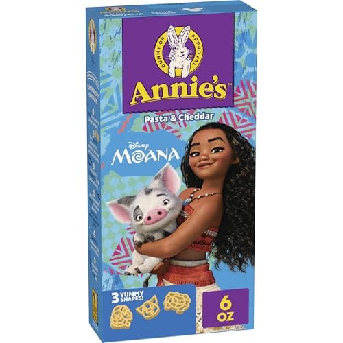 Annie's Disney Moana Pasta and Cheddar Macaroni and Cheese 6 oz Deal