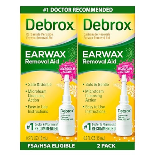 Debrox Ear Wax Removal Drops 2-Pack 0.5-Oz Deal
