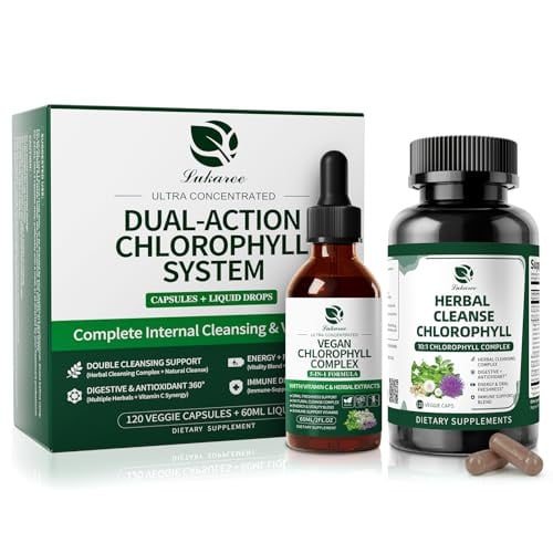 Lukaree Chlorophyll Liquid Drops & Capsules Combo