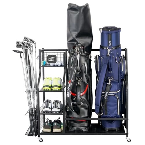 Mythinglogic Golf Storage Garage Organizer