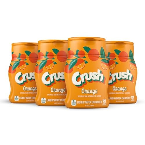 Crush Orange Liquid Water Enhancer (4 Bottles)