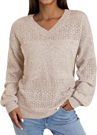 Women's V Neck Sweaters