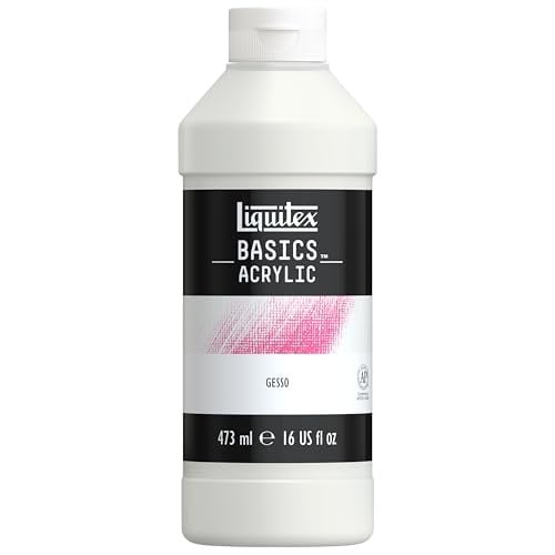 Liquitex BASICS Gesso Surface Prep Medium 16-Oz