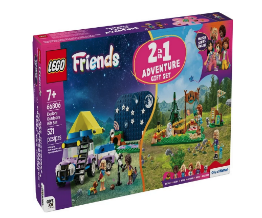 LEGO Gift Set: 521-Piece Friends Explore Outdoors or 348-Piece City Built For Speed