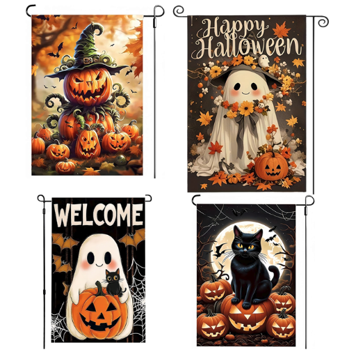 Halloween Garden Flags