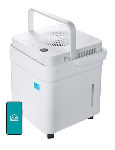 Midea Cube 20 Pint Dehumidifier for Basement, Up to 1,500 Sq. Ft. Dehumidifier