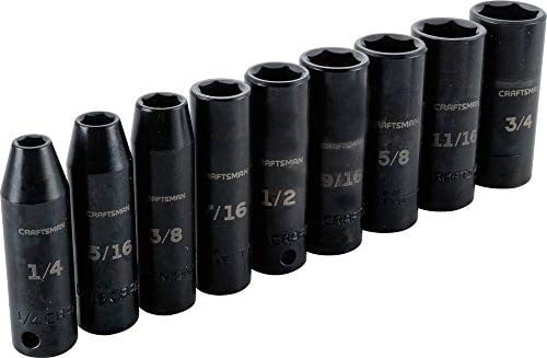 Craftsman 9-Piece 3/8-Inch SAE Impact Socket Set Deal