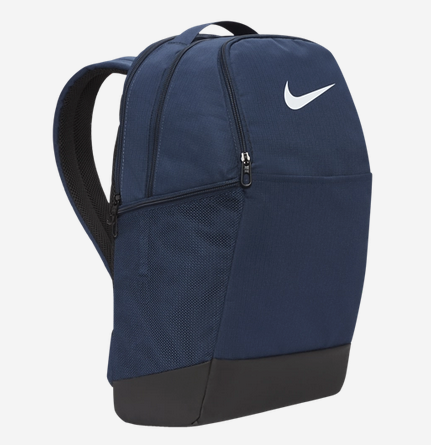 Nike Brasilia Medium Backpack Midnight Navy/Black/White